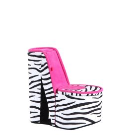 High Heel Zebra Shoe Jewelry Box with 2 Hooks, Multicolor