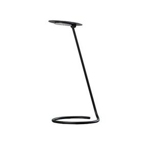 Desk Lamp with Pendulum Style and Flat Saucer Shade, Black