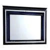 Bellaova Contemporary Style Mirror, Black
