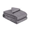 VEVOR Weighted Blanket, 25 lbs, 80 x 87 in King Size, Soft 100% Cotton Heavy Blanket with Glass Beads, Breathable Material