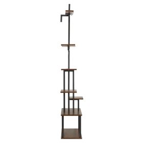 VEVOR Plant Stand Indoor with Grow Lights, 65.5 in Tall 7-Tiered Lighted Plant Shelf, 2 Pack Metal Corner Plants Holder, 3 Timer & 10 Brightness