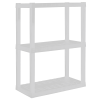 Plastic Shelves Garage Storage Shelving Unit 3-Tier 39"H x 14"D x 30"W White-300 lb Total Capacity