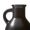 (4 pack)8" Black Ceramic Jug Vase