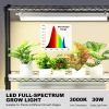 VEVOR Plant Stand with Grow Light, 4 Tier Plant Shelf with 90W Grow Light for Indoor Plants