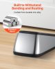 VEVOR Heavy Duty Door Stopper, 2 Pack, Door Stop Wedge for Bottom, Premium Zinc Alloy and Dual-Sided PVC Non-Slip Pads