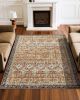 VEVOR Area Rug, 6 x 9 ft Large Washable Rug, Non-Slip and Tear-Resistant Soft Carpet, Pet & Child Friendly Vintage Area Rugs, Indoor Mat for Bedroom