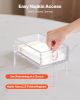 VEVOR Acrylic Napkin Holder, 9.1 x 5.5 x 2.6 inch, Clear Bathroom Guest Towel Storage Tray with U-Shaped Opening