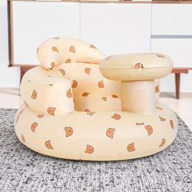 1pc Baby Sofa Chair, Plastic Wraparound Support Seat, Portable Rocking Chair for Infants Aged 3 Months+, Exercise Sitting & Standing, Spine Protection (Style: bear)