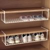 "European Style Shoe Rack - Heavy-Duty Adjustable Shelves + Storage Basket"